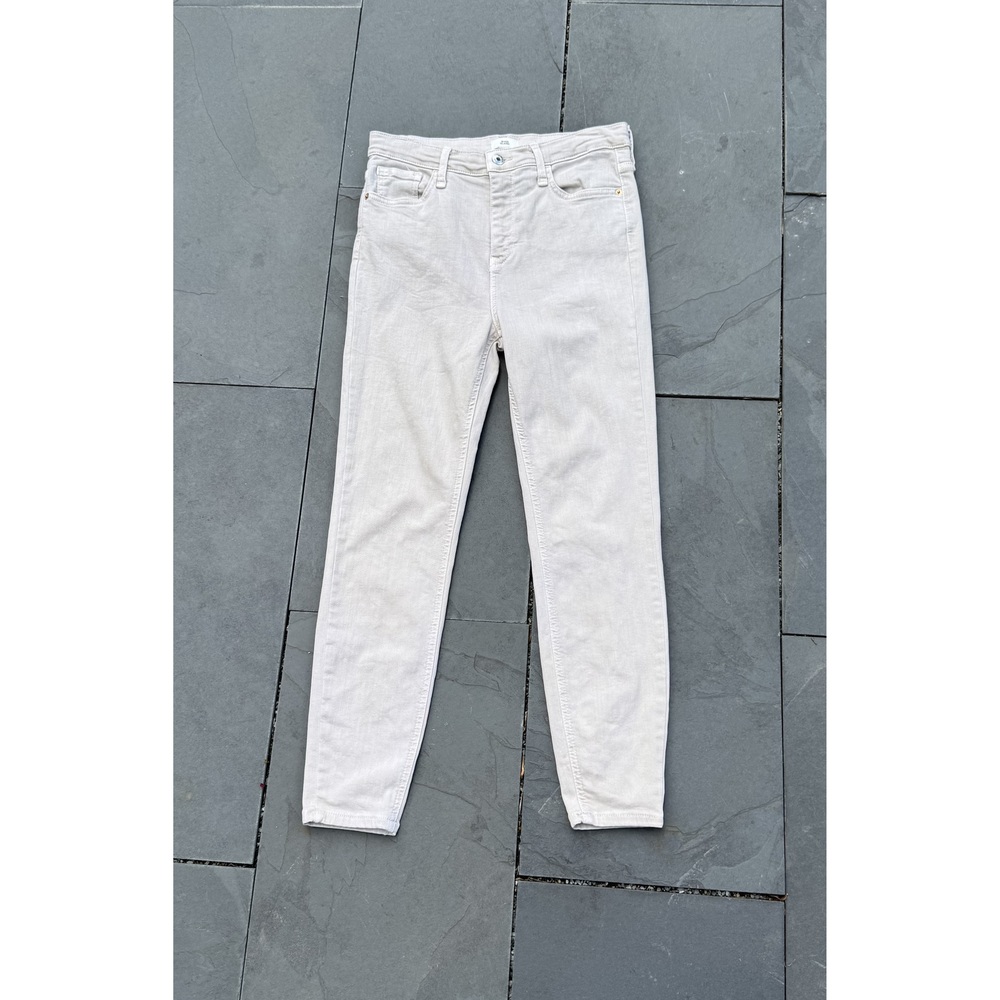 NWOT River Island Beige High Waist Bum‎ Sculpt Skinny Jeans size US 6s